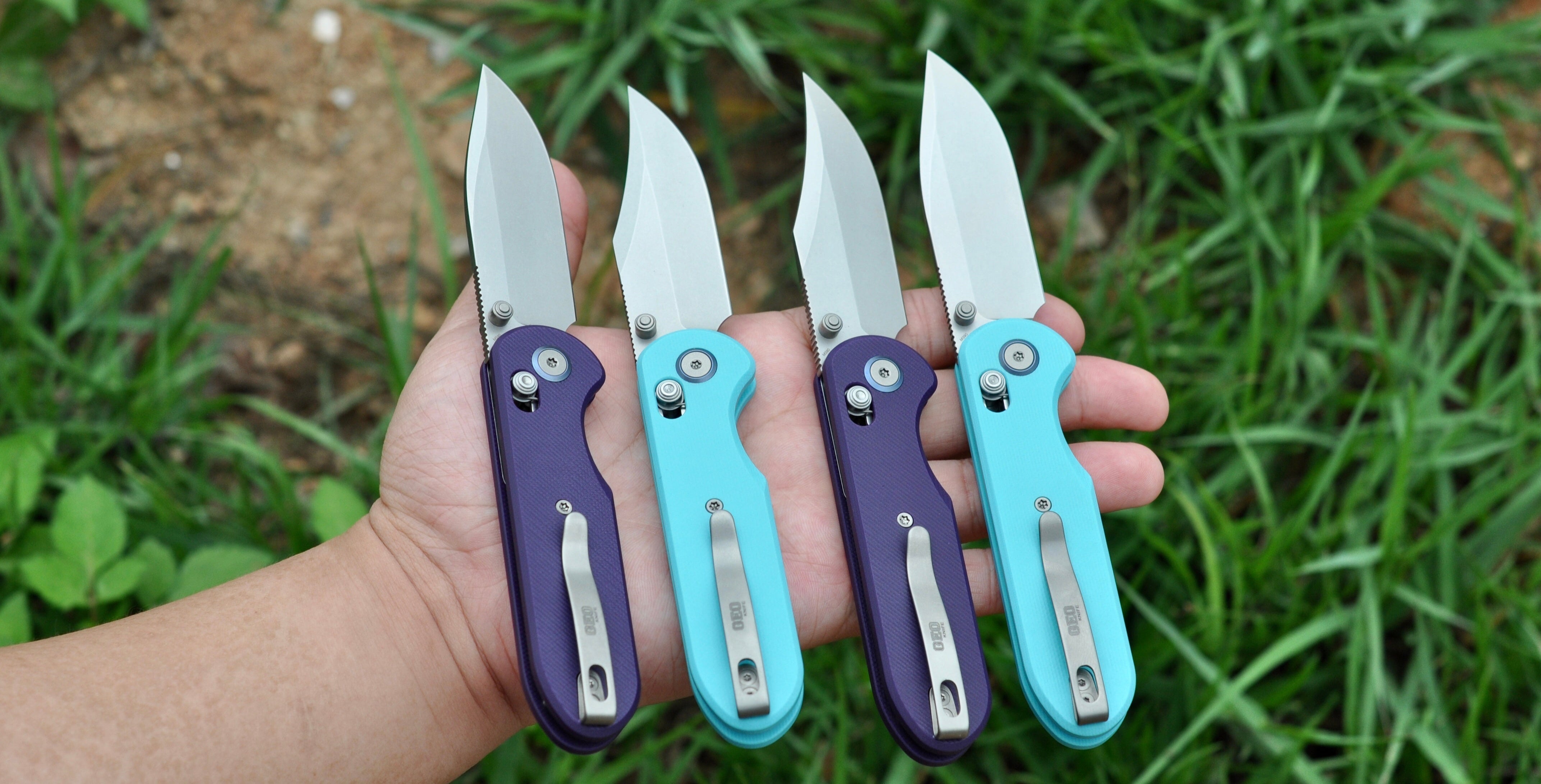 New Arrivals: Tiffany Blue & Purple G10 Knives – Style Meets Survival