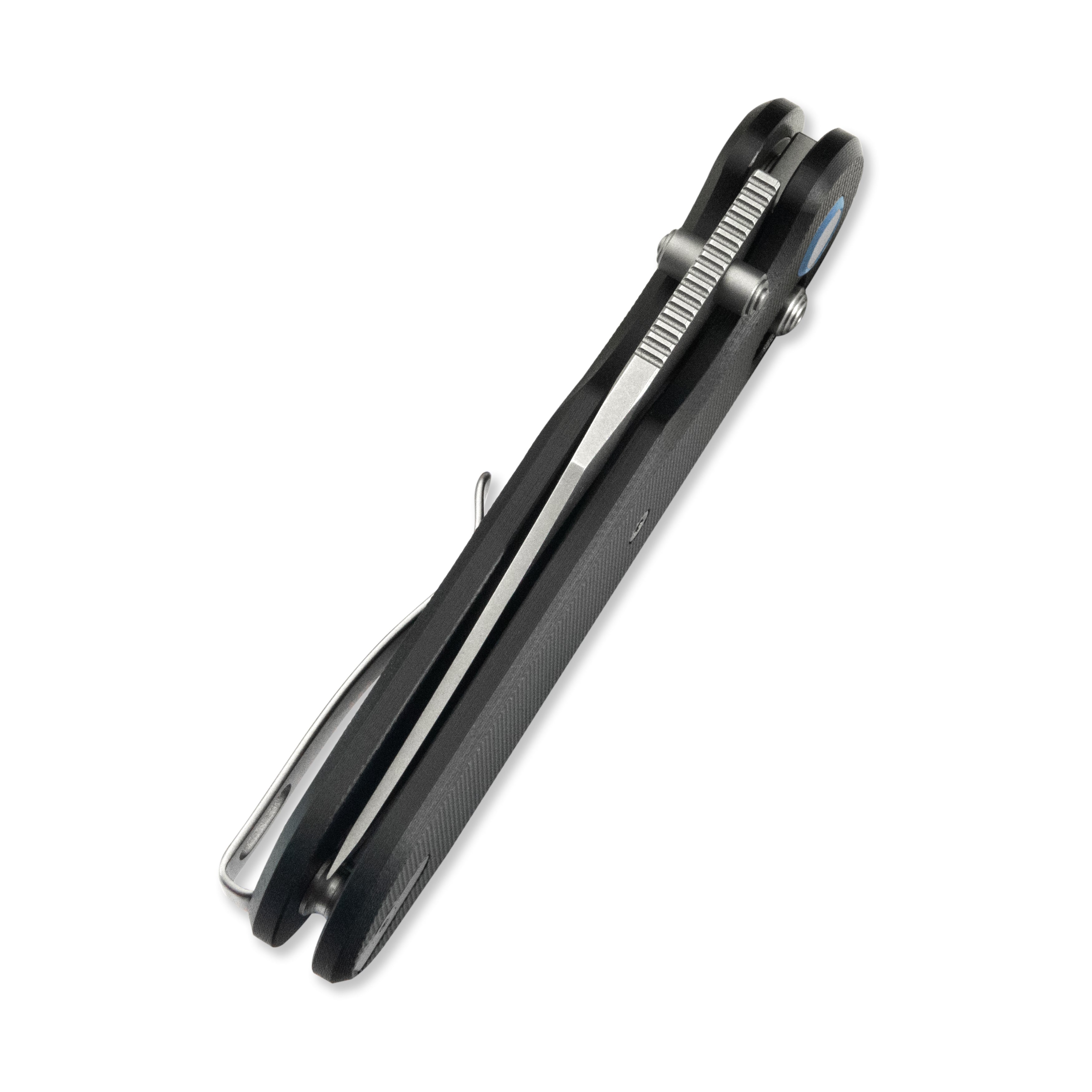 (Pre-order)( Before February 5th): GEO Knife Ethereal Cutter Axis lock Folding Knife Black G10 Handle 3.0" Stonewash Bohler M390 Blade GEO2401F