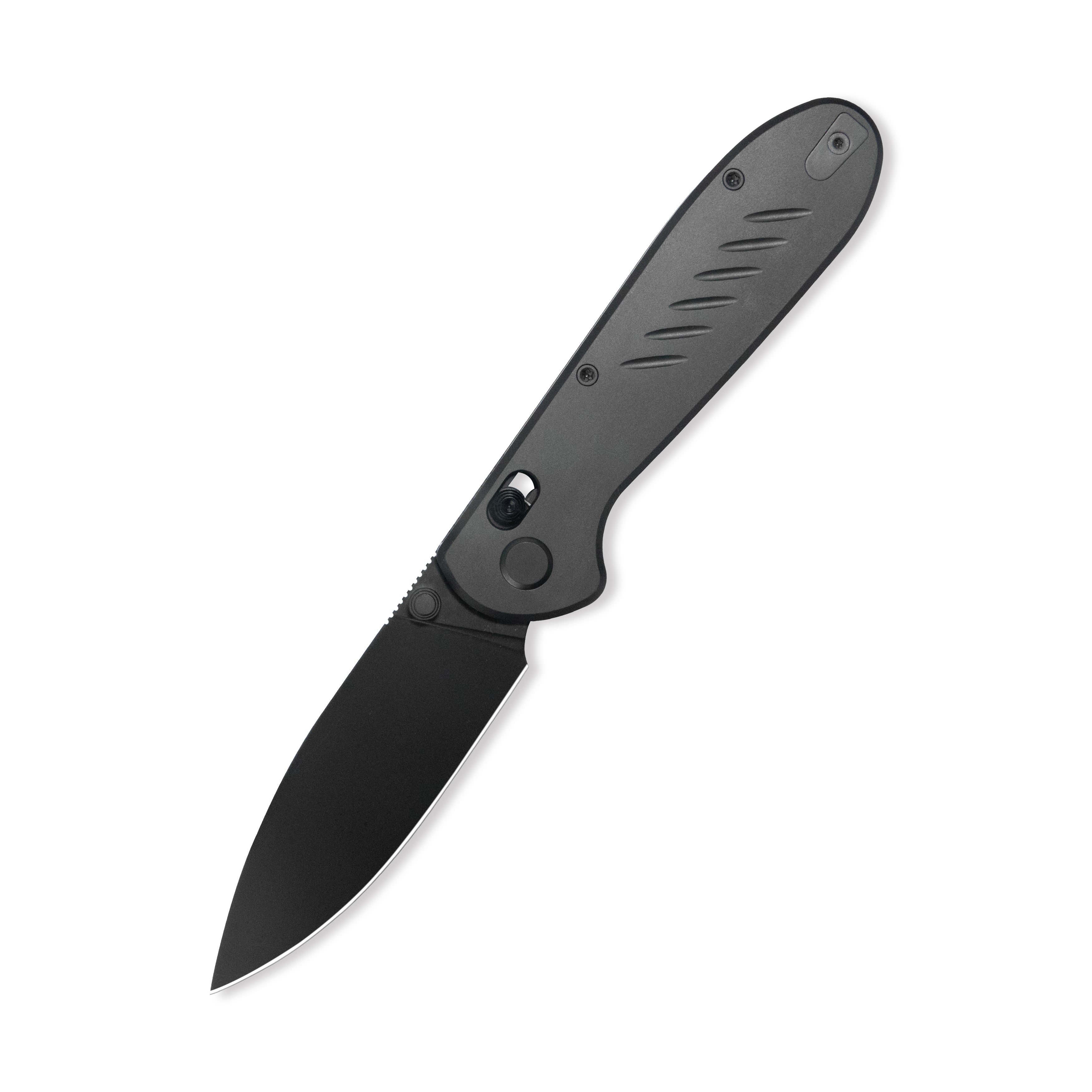 GEO Knife Frost Axis lock Folding Knife Black DLC 6AL4V Titanium Handle 3.4" Black DLC Bohler M390 Blade GEO2501B