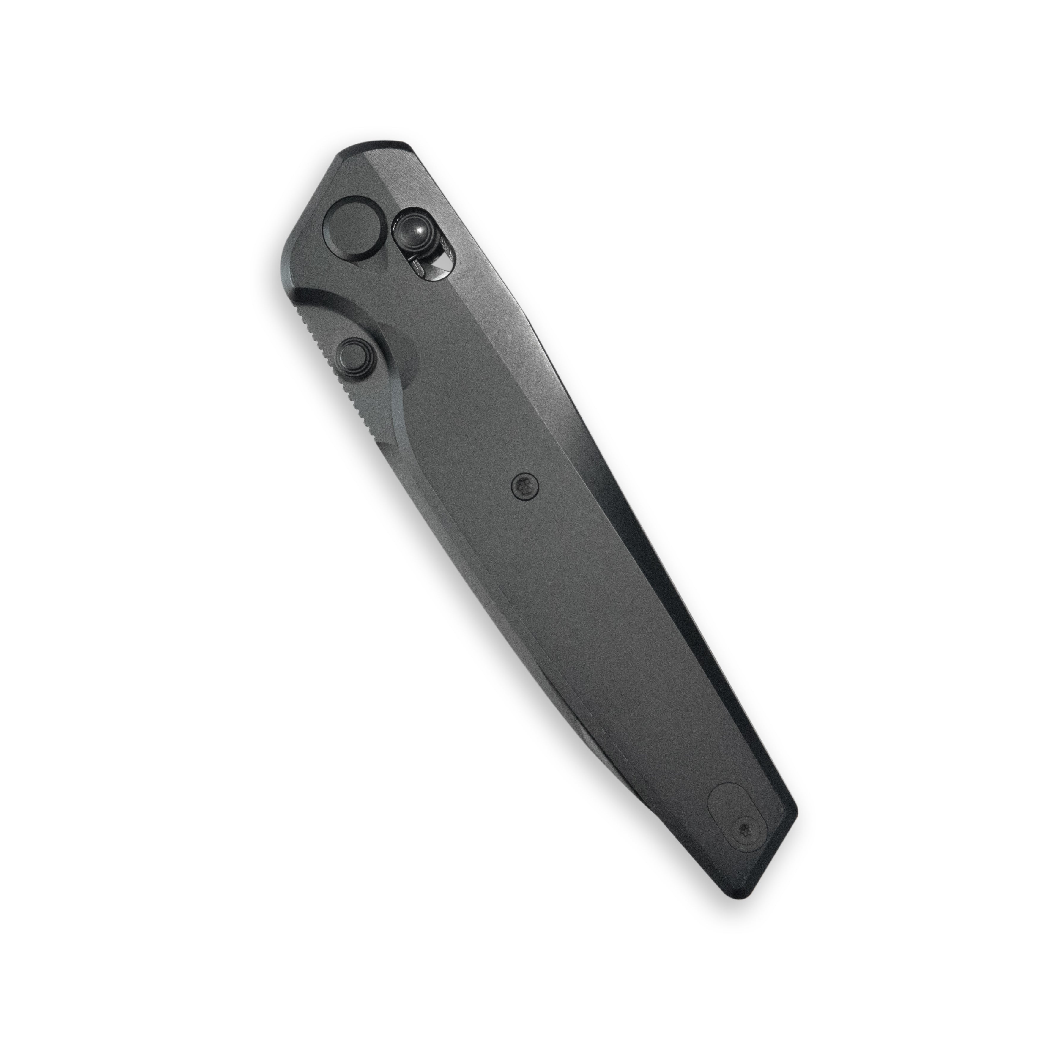 GEO Knife FANTASM Axis lock Folding Knife Black 6AL4V Titanium Handle 3.9" Black DLC Bohler M390 Blade GEO2505C