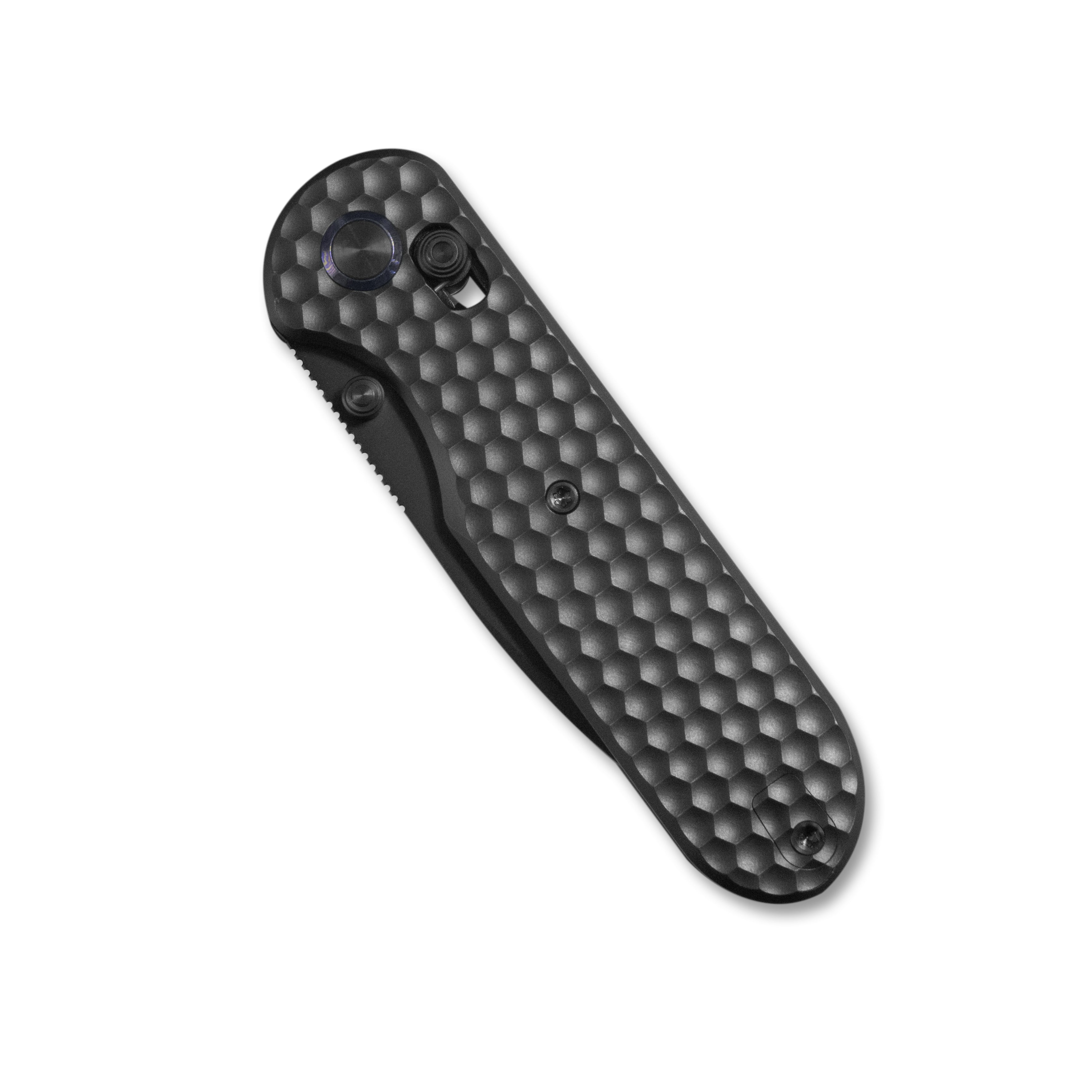 (Pre-order)( Before February 5th):GEO Knife Ethereal Cutter Axis lock Folding Knife Black 6AL4V Titanium Handle 3.0" Black DLC Bohler M390 Blade GEO2402D