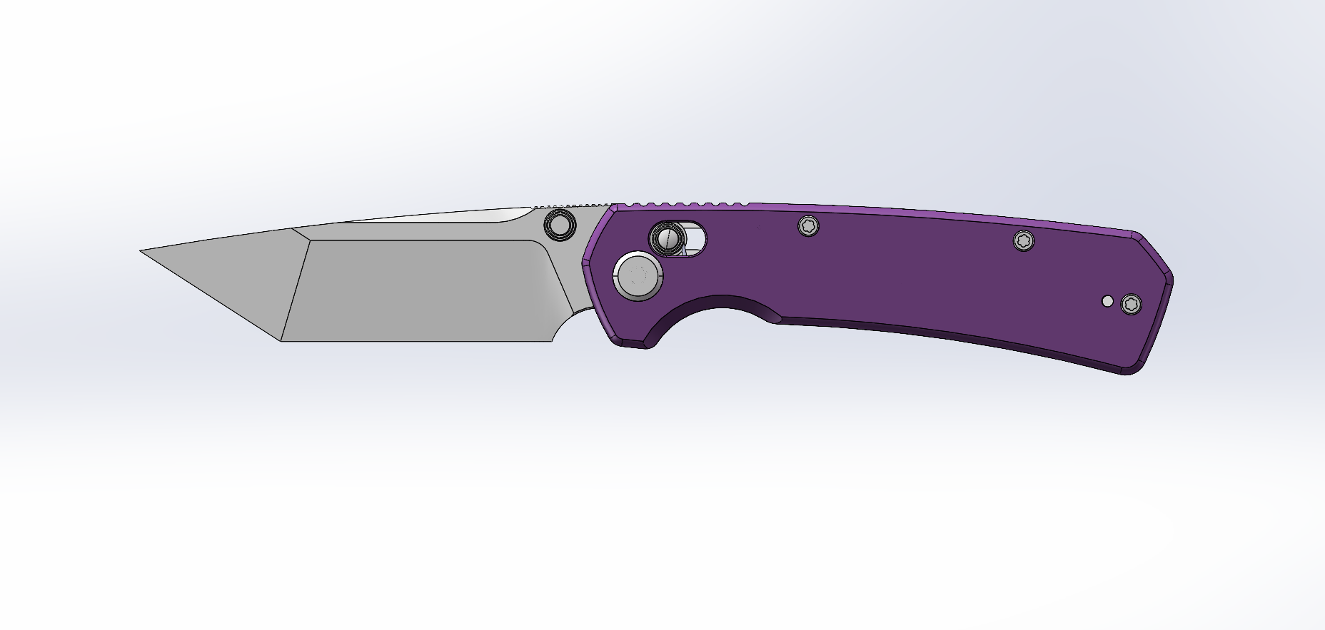(Pre-order): GEO Knife Blaze Axis lock Folding Knife Purple G10 Handle 3.3" Stonewash Bohler M390 Blade GEO2503F
