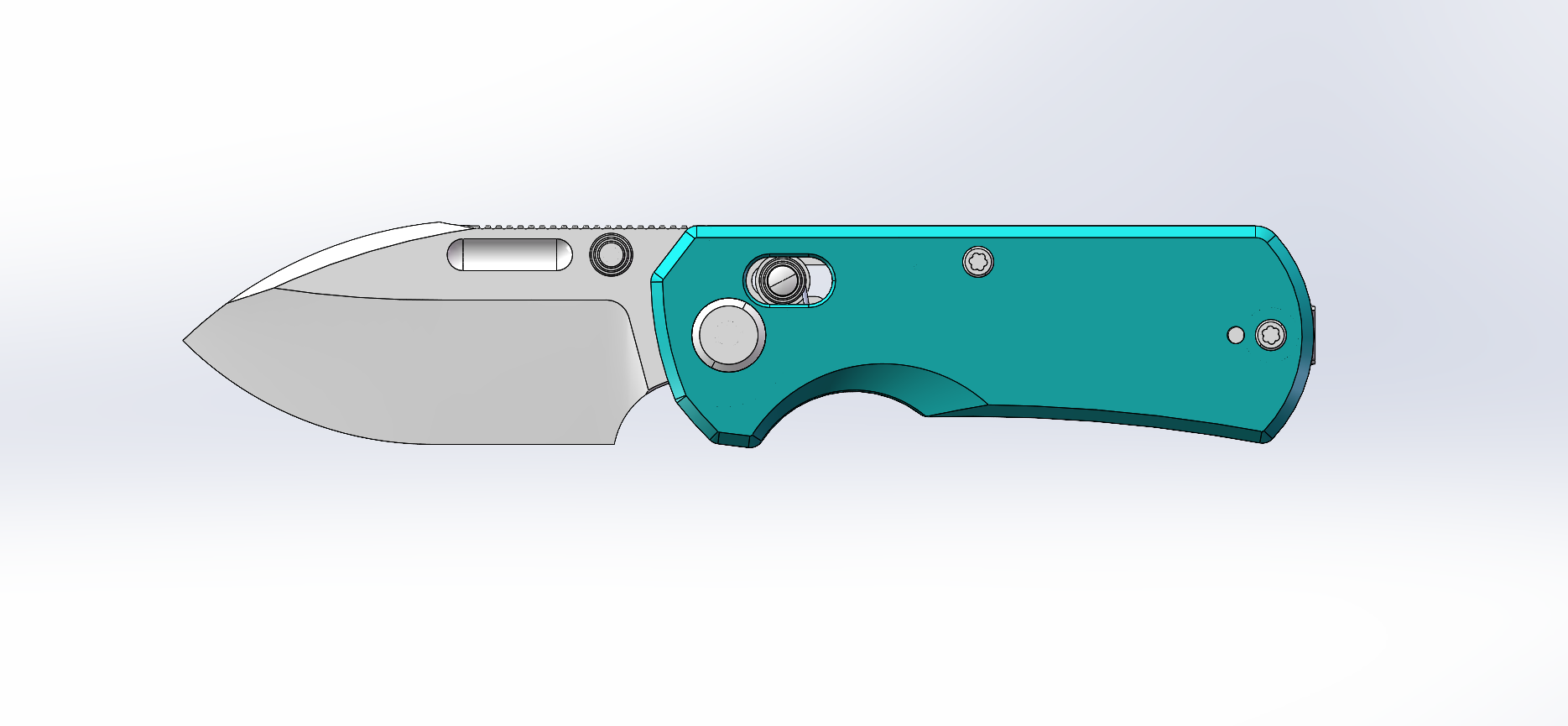 (Pre-order): GEO Knife Belluf Axis lock Folding Knife Tiffany Blue G10 Handle 2.4" Stonewash Bohler M390 Blade GEO2508B