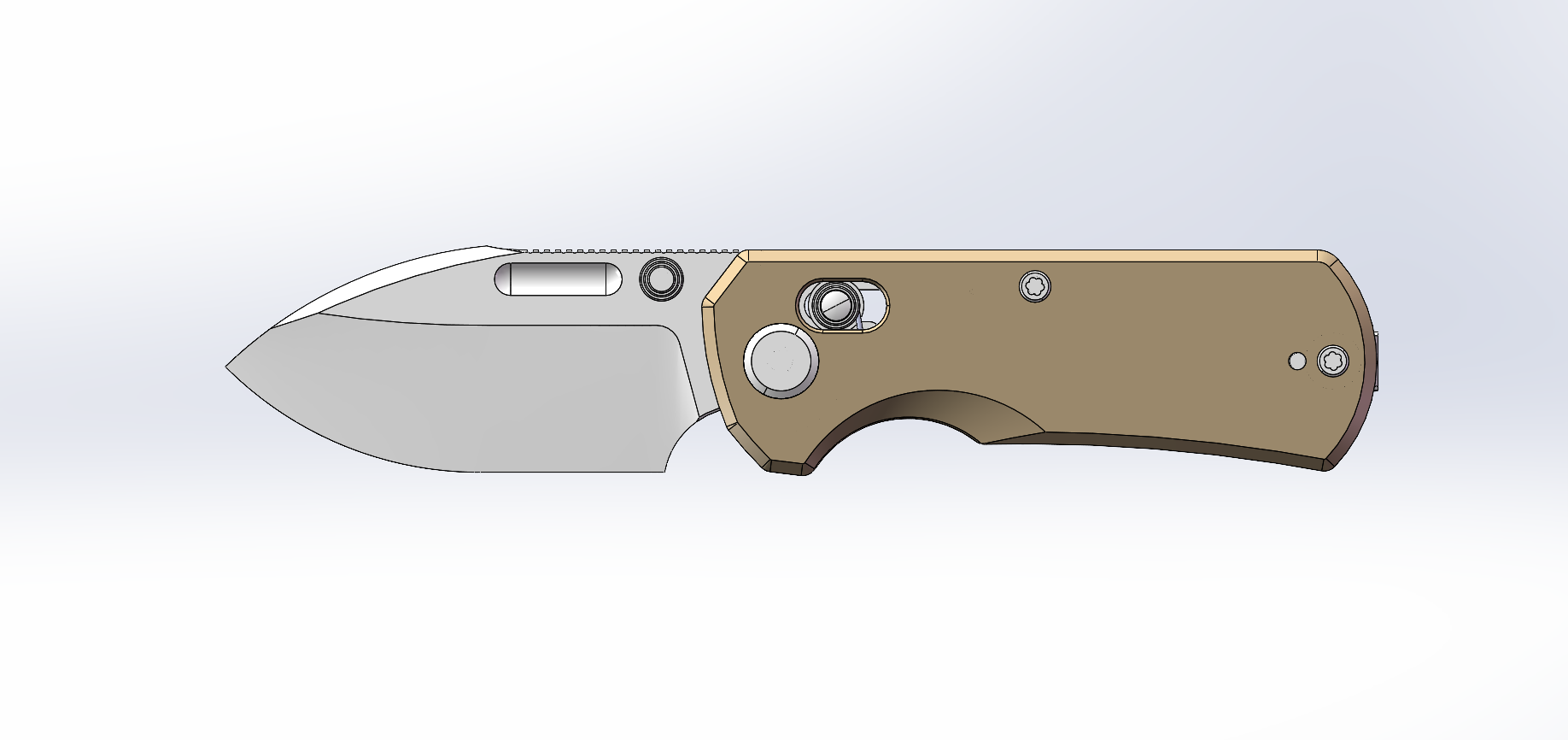 (Pre-order): GEO Knife Belluf Axis lock Folding Knife Khaki G10 Handle 2.4" Stonewash Bohler M390 Blade GEO2508F