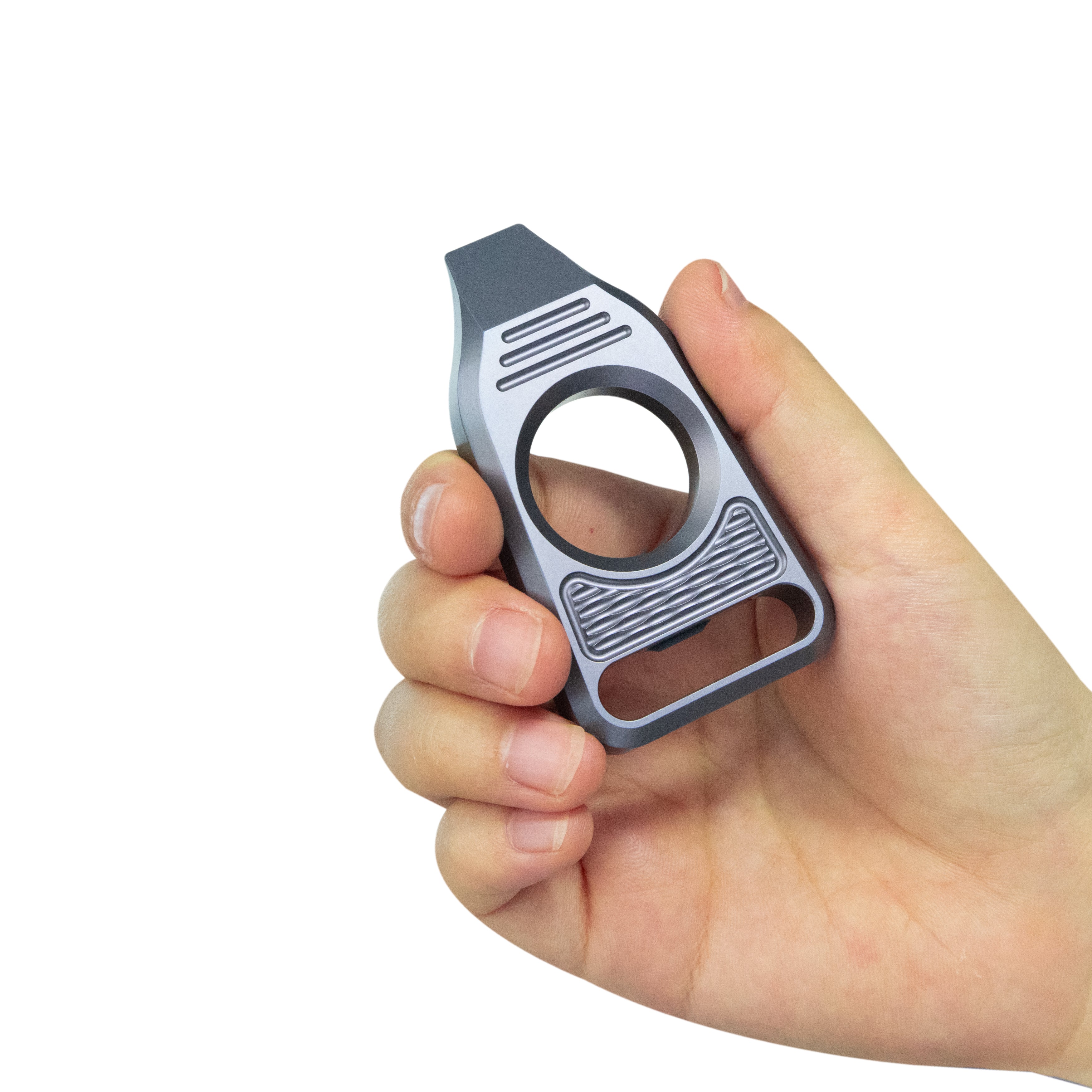 GEO Knife Vector 6AL4V Titanium Material Anodized  Blue Finish Pry-bar GEO2512C