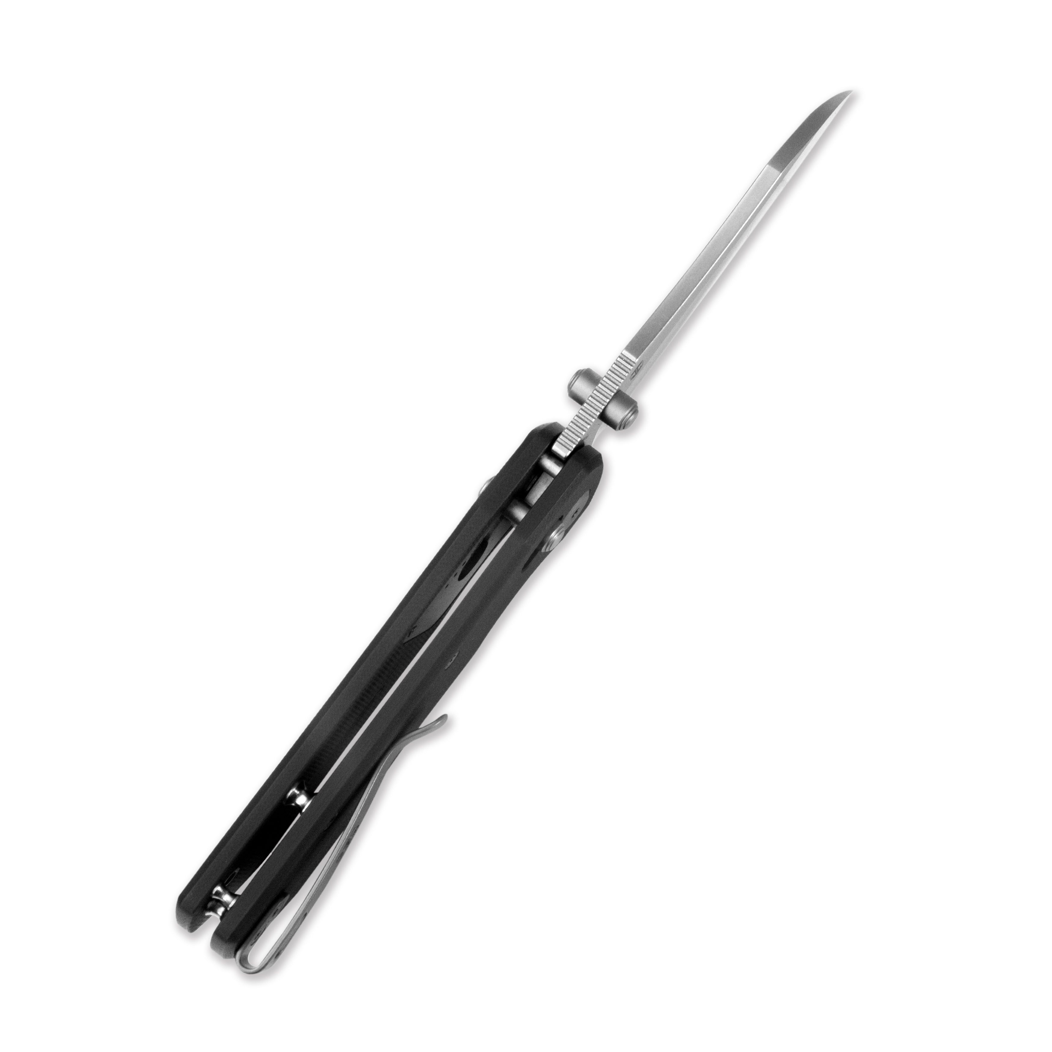 GEO Knife Komodo Crossbar lock Folding Knife Black G10 Handle 3.1" Stonewash Bohler M390 Blade GEO2509E