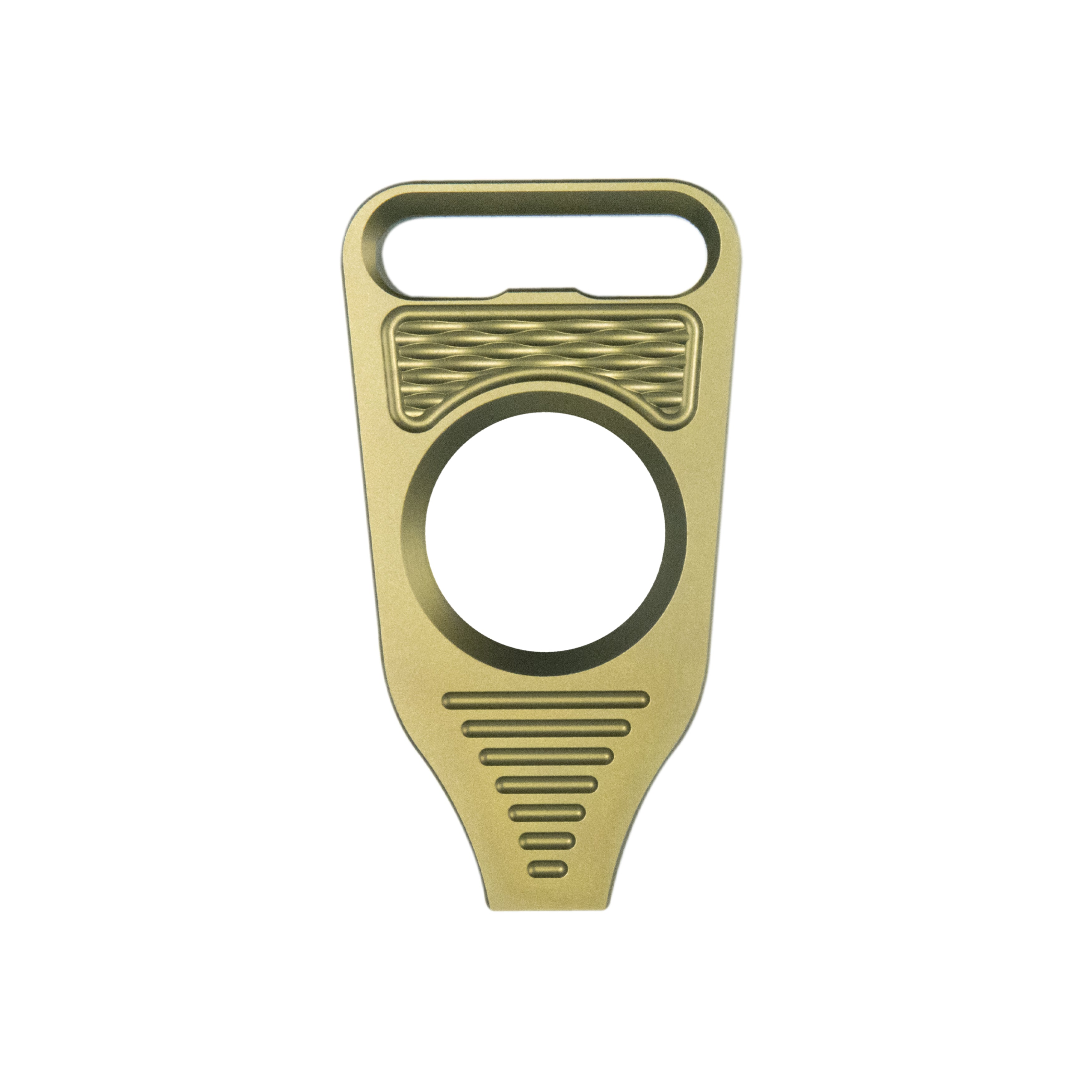 GEO Knife Vector 6AL4V Titanium Material Anodized Yellow Finish Pry-bar GEO2512E