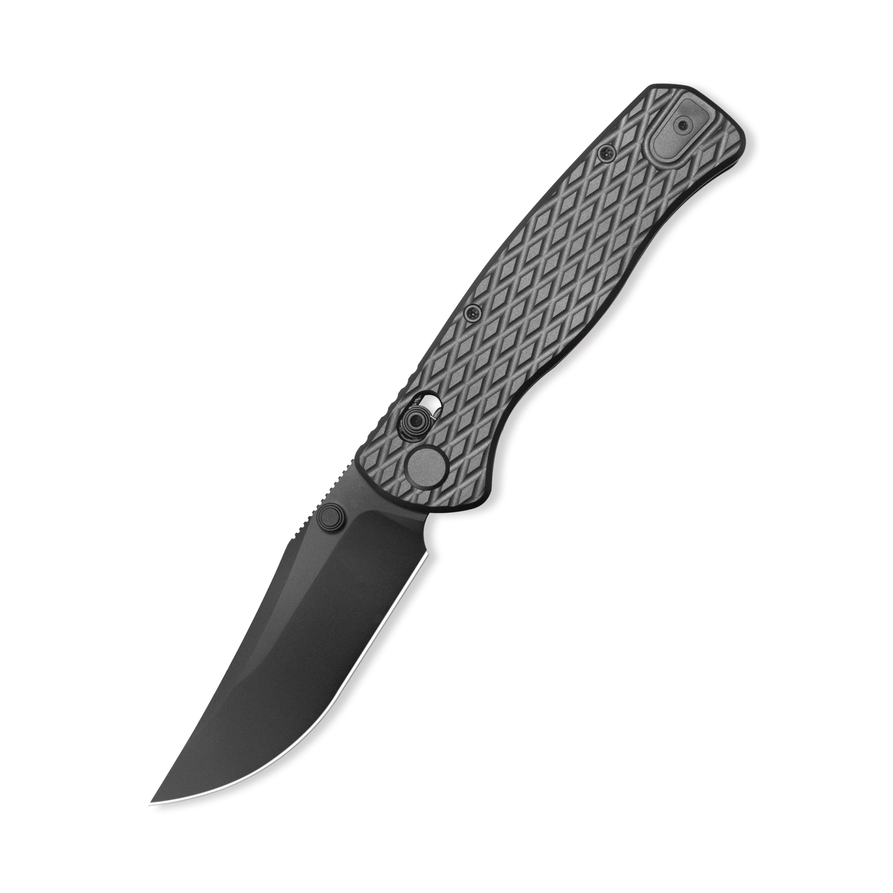 (Pre-order) : Geo knife Sharp Shadow Axis lock Folding Knife Black DLC 6AL4V Titanium Handle 3.3" Black DLC Bohler M390 Blade GEO2504B