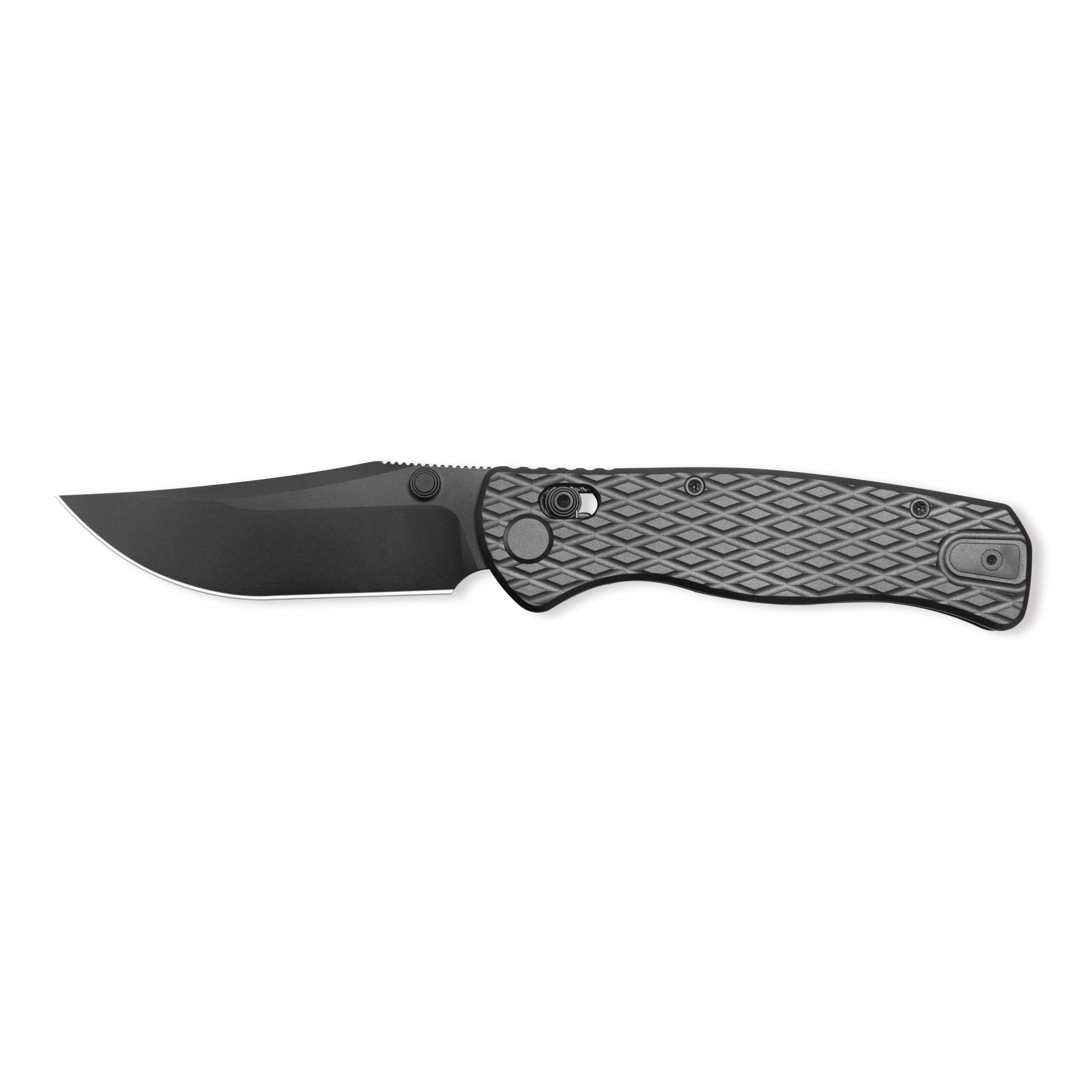 (Pre-order) : Geo knife Sharp Shadow Axis lock Folding Knife Black DLC 6AL4V Titanium Handle 3.3" Black DLC Bohler M390 Blade GEO2504B