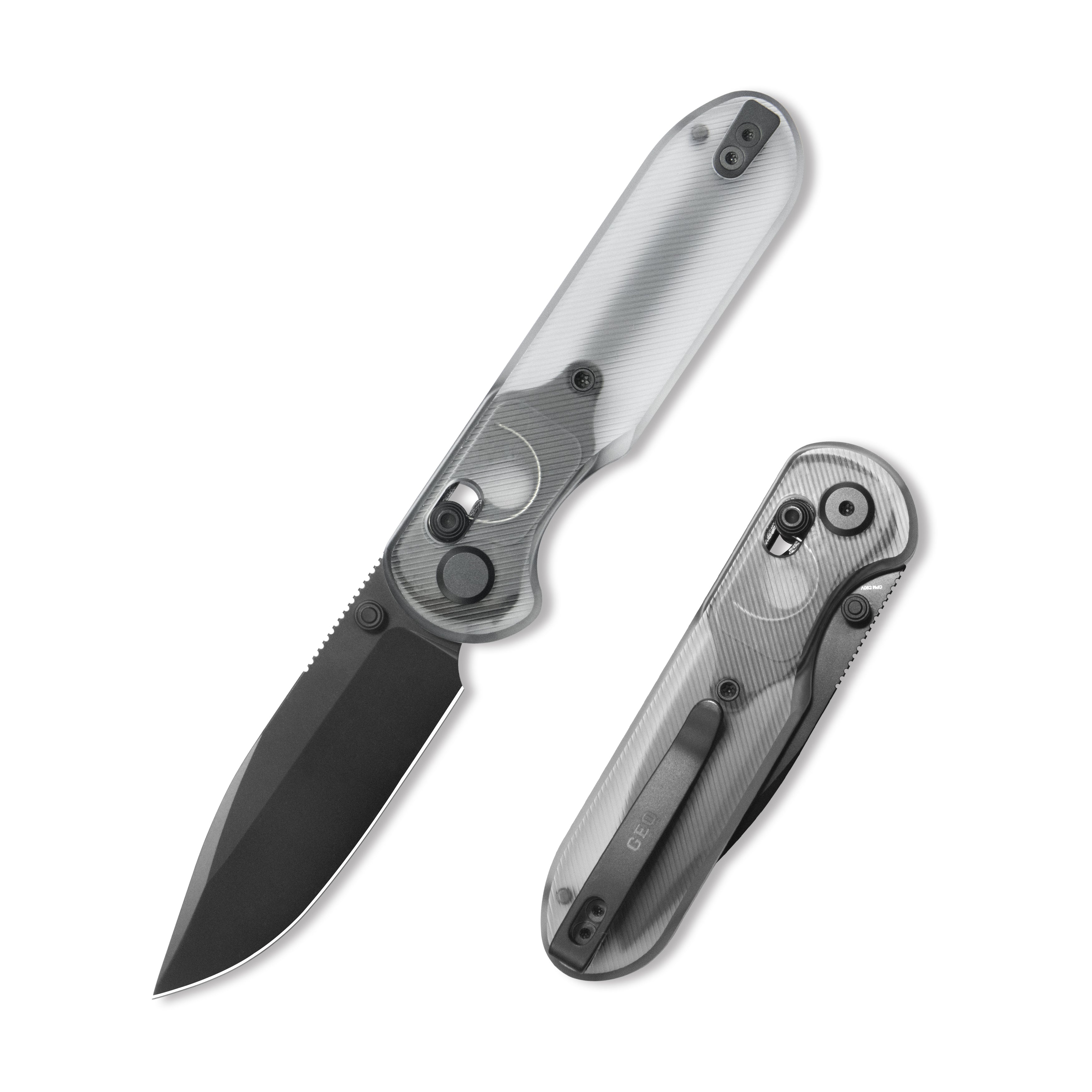 Blade HQ Exclusives SKU : GEO Knife Ethereal Cutter Axis lock Folding