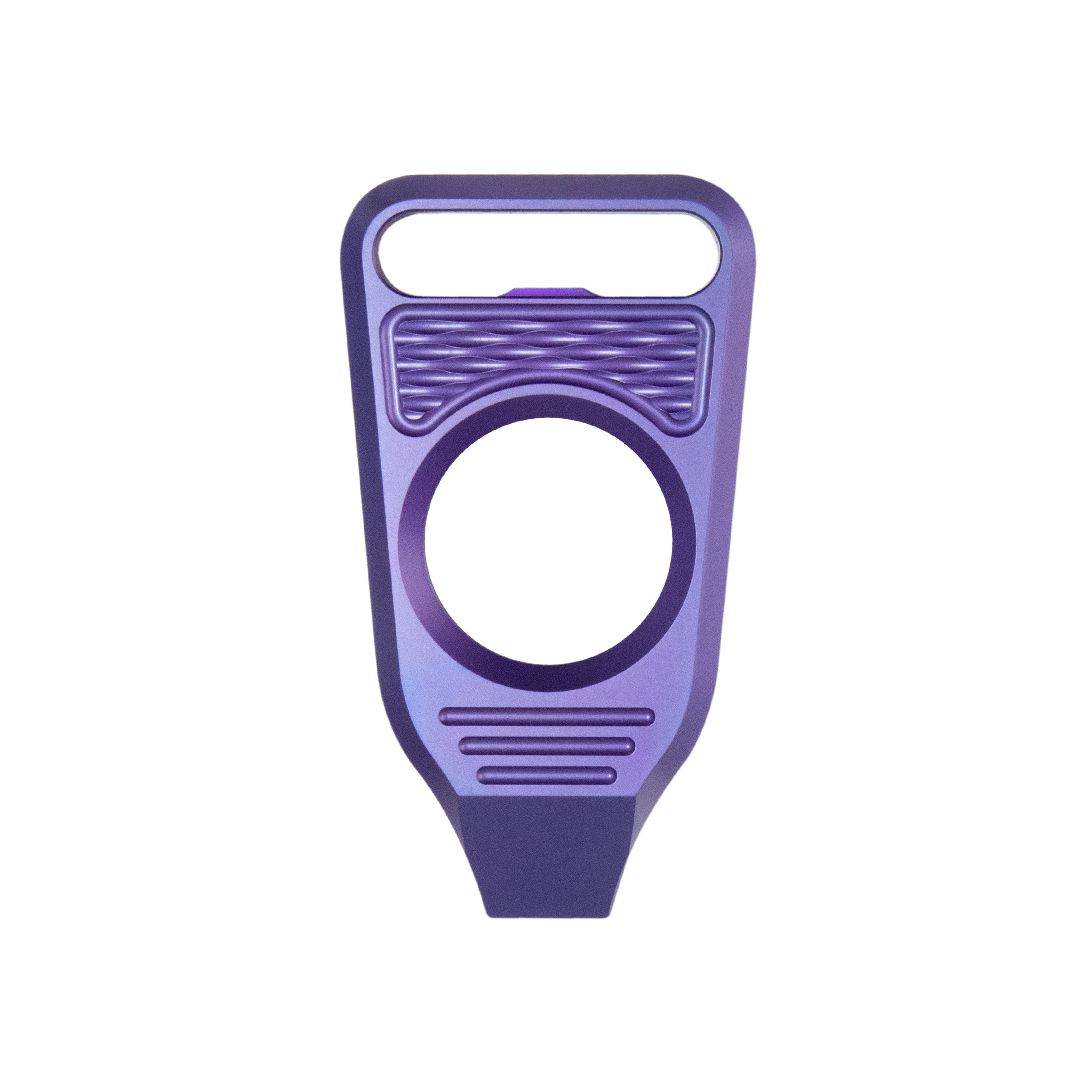 GEO Knife Vector 6AL4V Titanium Material Anodized Purple Finish Pry-ba