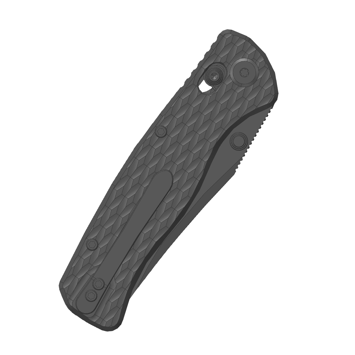 (Pre-order) : Geo knife Sharp Shadow Axis lock Folding Knife Black DLC 6AL4V Titanium Handle 3.3" Black DLC Bohler M390 Blade GEO2504B