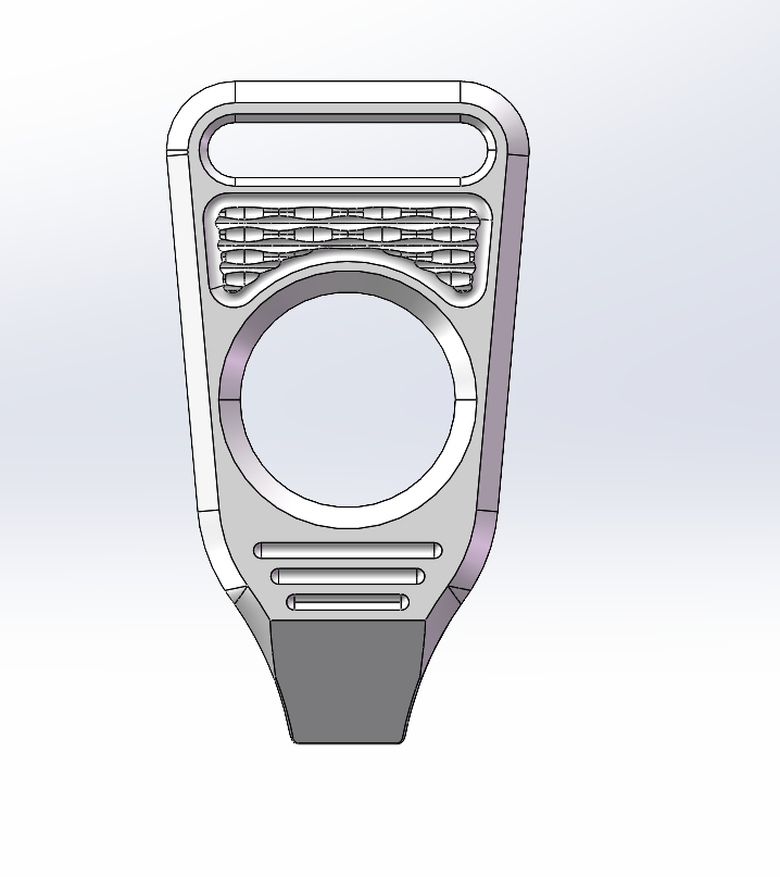 GEO Knife 6AL4V Titanium Material Stonewash Finish Pry-bar GEO2512A