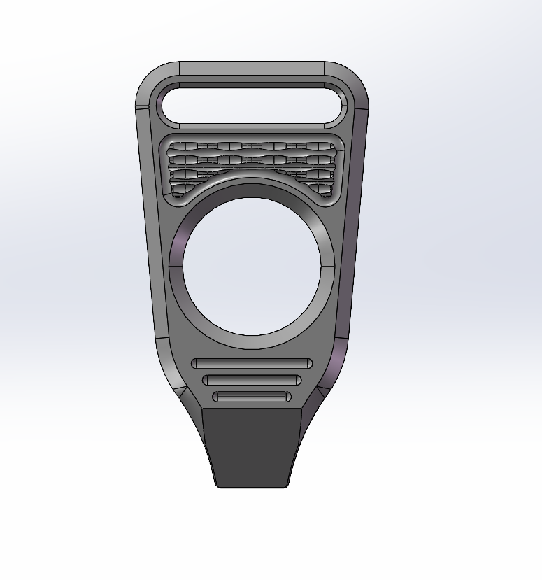 GEO Knife 6AL4V Titanium Material Black Stonewash Finish Pry-bar GEO2512B