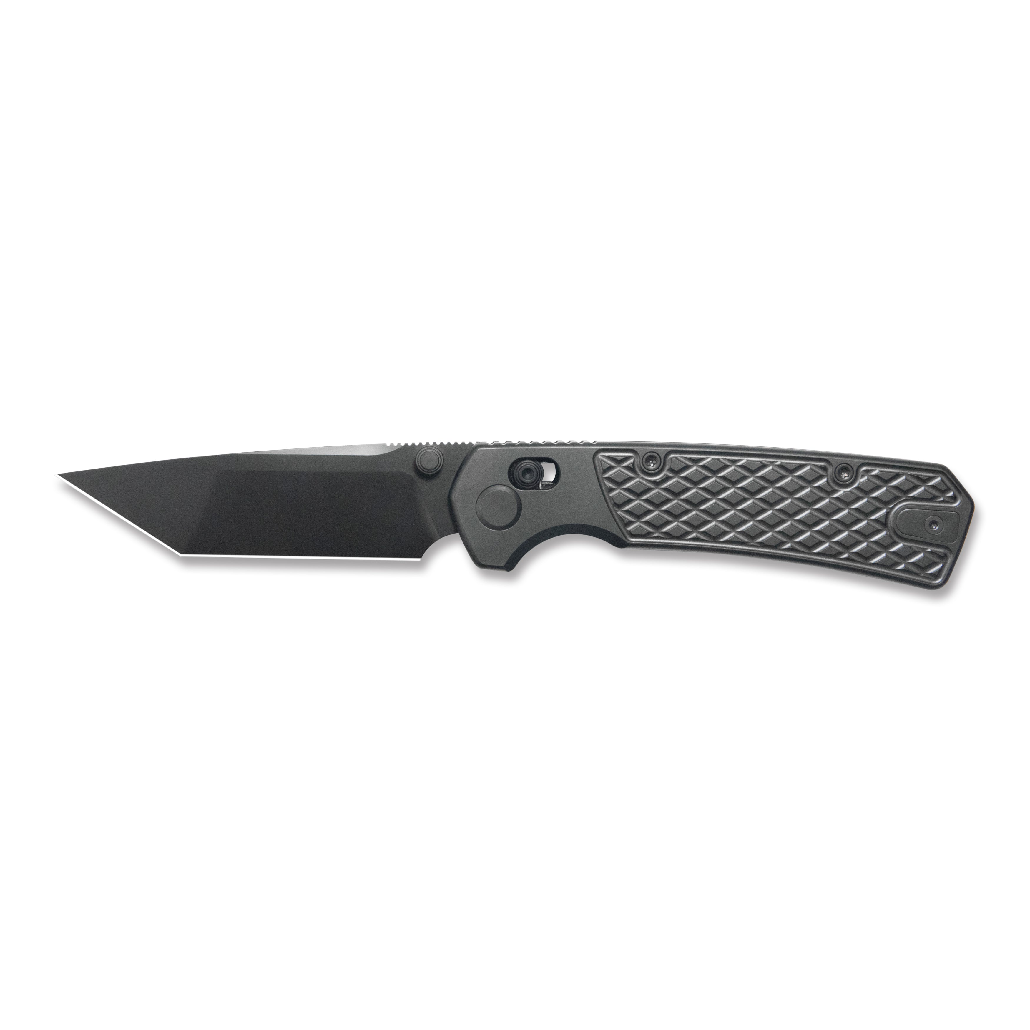 Abigor　ブラックメタル black l GEO Knife Blaze Crossbar lock Folding Knife Black DLC 6AL4V Titanium H