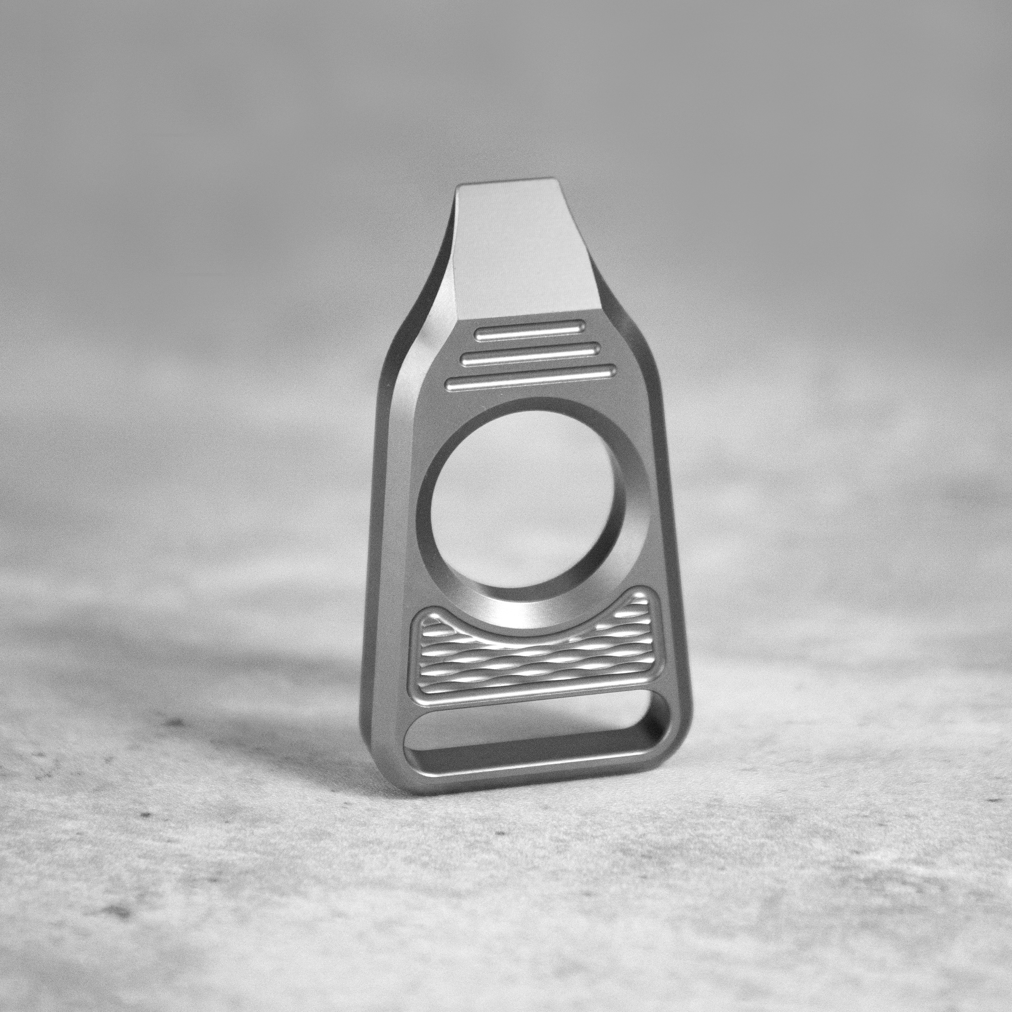 GEO Knife Vector 6AL4V Titanium Material Stonewash Finish Pry-bar GEO2512A