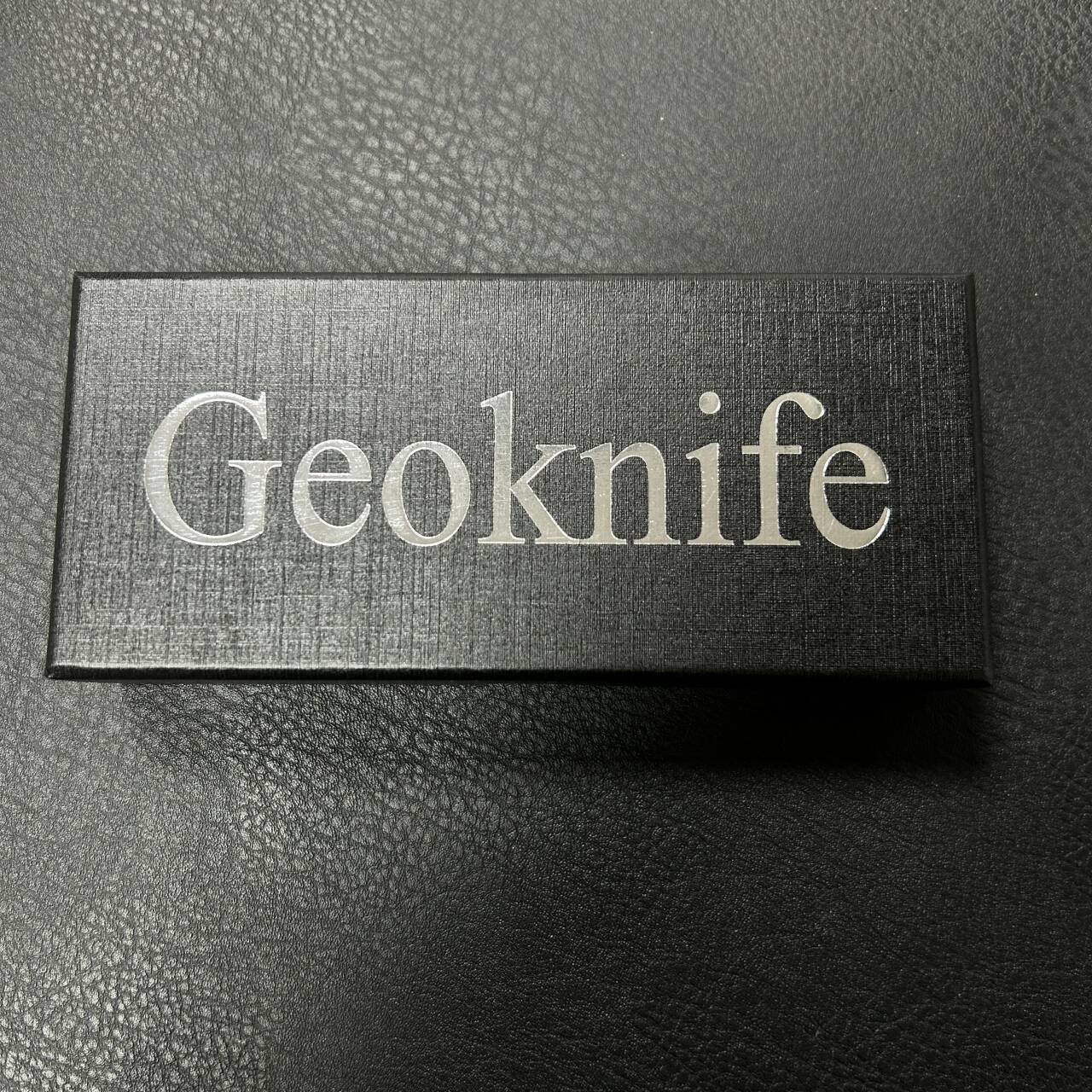 Geo knife Ethereal Cutter Axis lock Folding Knife Ultem Handle 3.03" Stonewash Bohler M390 Blade GEO2405A